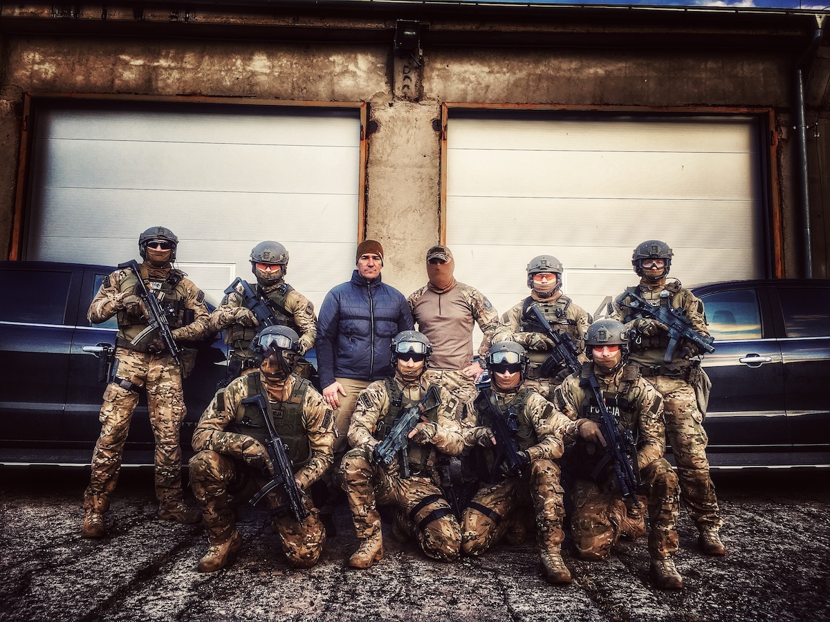 Dawid Fajer tactical training Warsaw Poland